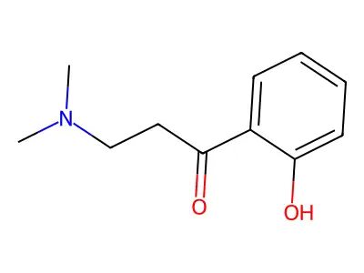 3-(Dimethylamino)-1-(2-hydroxyphenyl)propan-1-one structure