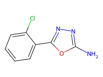 2-Amino-5-(2-chlorophenyl)-1,3,4-oxadiazole structure