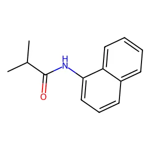 N-(1-萘基)-2-甲基丙酰胺 structure
