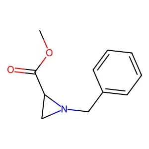 Methyl 1-benzylaziridine-2-carboxylate structure