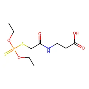 9-Oxa-7-thia-4-aza-8-phosphaundecanoic acid, 8-ethoxy-5-oxo-, 8-sulfide structure