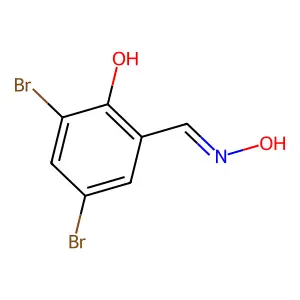 3,5-Dibromosalicylaldoxime structure