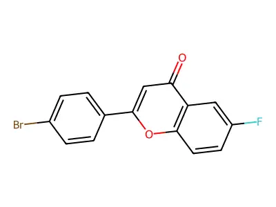 4'-Bromo-6-fluoroflavone structure