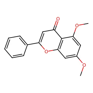 5,7-Dimethoxyflavone structure