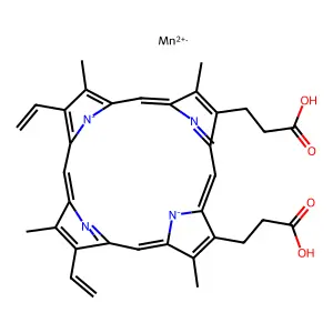 Manganese protoporphyrin IX structure
