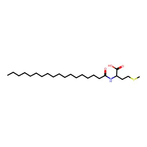 N-(1-Oxooctadecyl)methionine structure