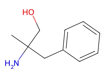 2-Amino-2-methyl-3-phenylpropan-1-ol structure