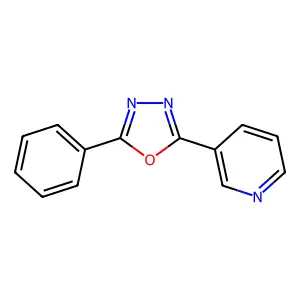 3-(5-Phenyl-1,3,4-oxadiazol-2-yl)pyridine structure