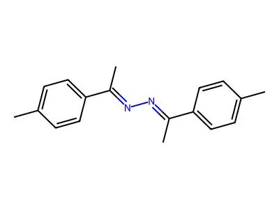 1,2-Bis(1-(p-tolyl)ethylidene)hydrazine structure
