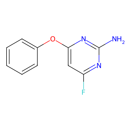 4-Fluoro-6-phenoxypyrimidin-2-amine structure