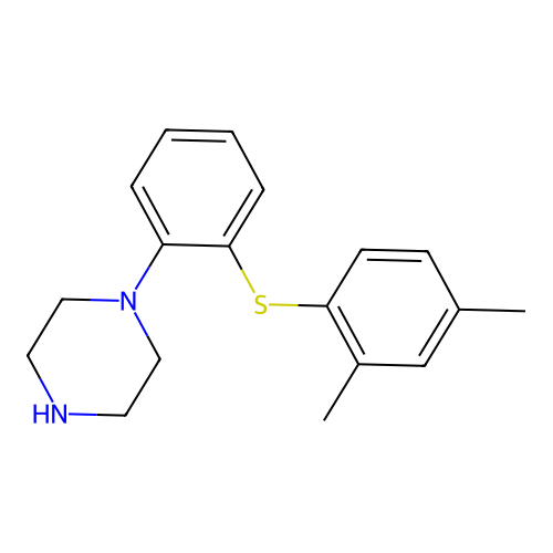 沃替西汀 structure