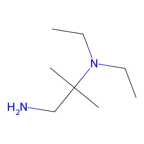 2-Diethylamino-2-methyl-propylamine structure