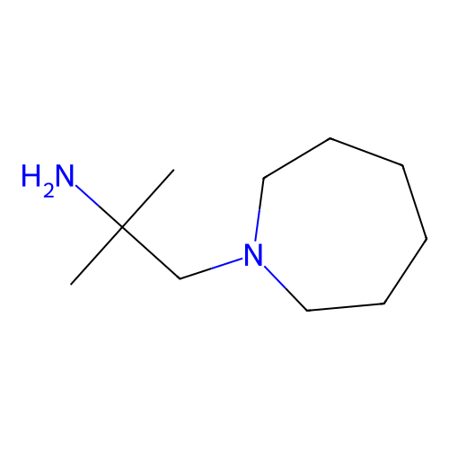 1-(Azepan-1-yl)-2-methylpropan-2-amine structure