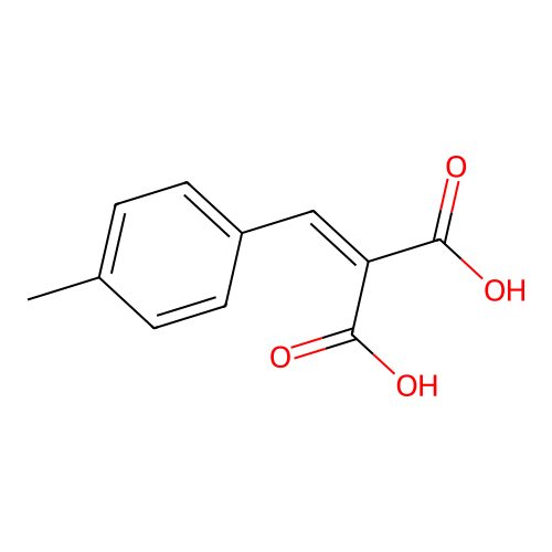 2-(4-Methylbenzylidene)malonic acid structure