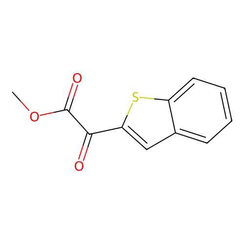 Methyl alpha-oxobenZo[b]thiophene-2-acetate structure
