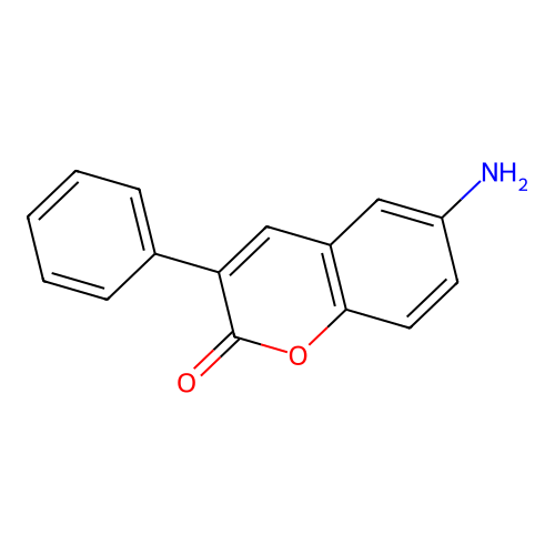 6-Amino-3-phenyl-2H-chromen-2-one structure
