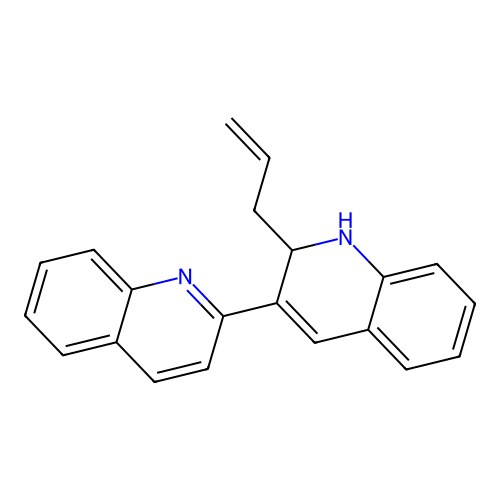 2'-(Prop-2-en-1-yl)-1',2'-dihydro-2,3'-biquinoline structure