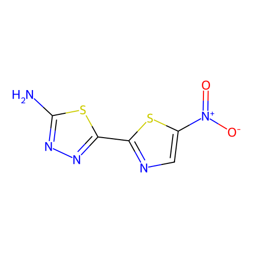 5-(5-Nitrothiazol-2-yl)-1,3,4-thiadiazol-2-amine structure
