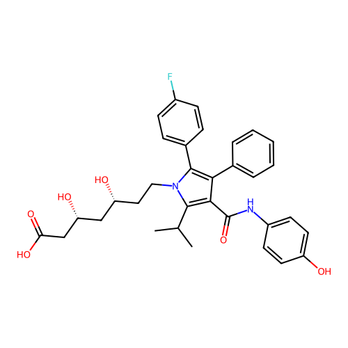 p-Hydroxyatorvastatin structure