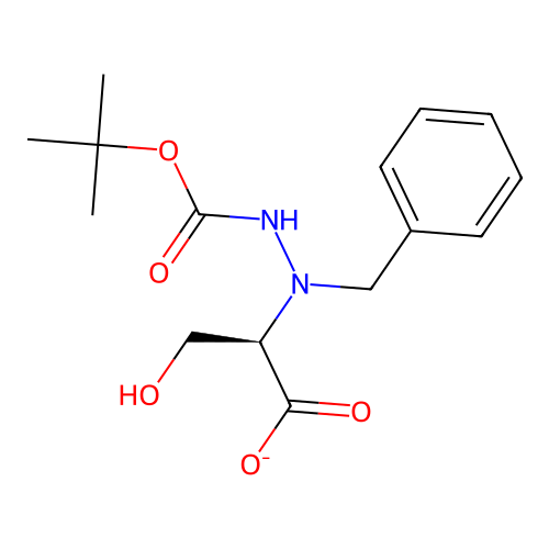 2-{1-Benzyl-2-[tert-butoxy(hydroxy)methylidene]hydrazinyl}-3-hydroxypropanoate structure