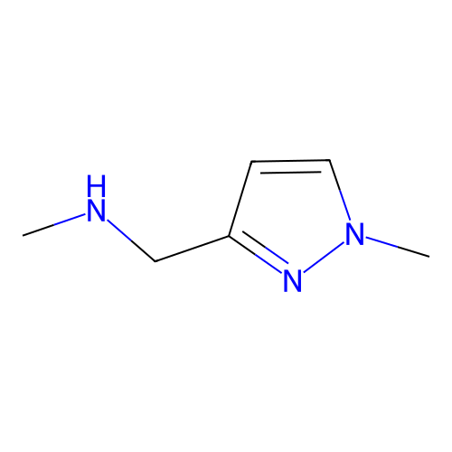 methyl((1-methyl-1H-pyrazol-3-yl)methyl)amine structure