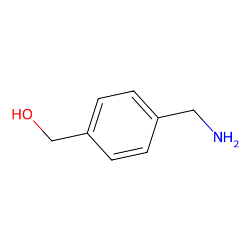 [4-(Aminomethyl)phenyl]methanol structure