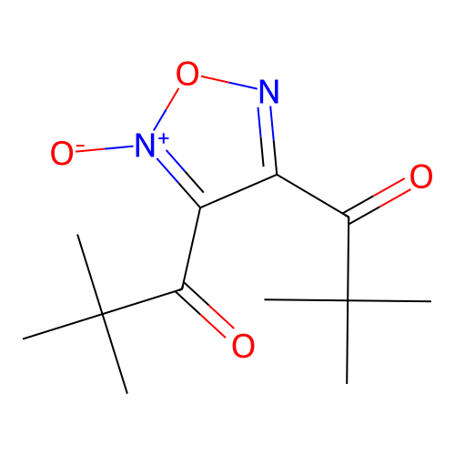 3,4-Bis(pivaloyl)furoxan structure