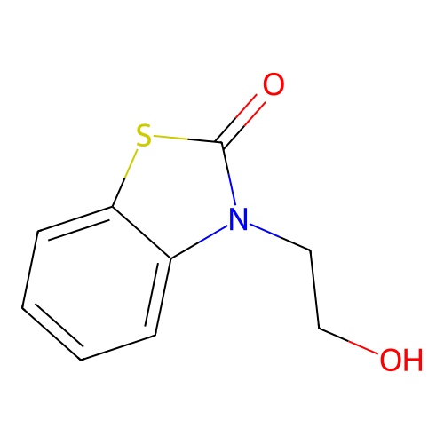 3-(2-Hydroxyethyl)-1,3-benzothiazol-2(3H)-one structure