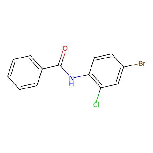 N-(4-bromo-2-chlorophenyl)benzamide structure