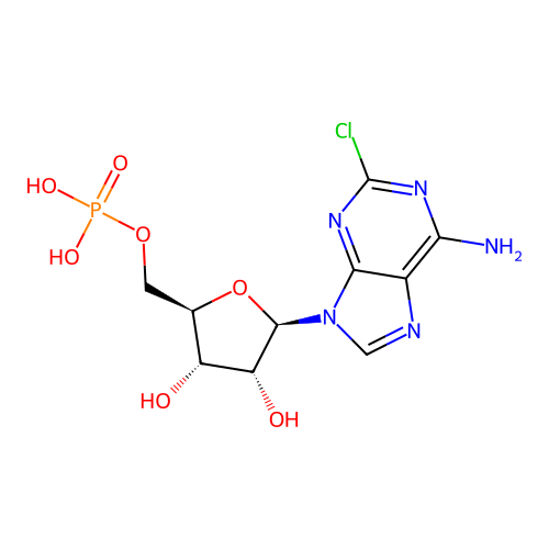 2-chloro-AMP structure