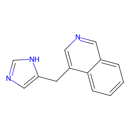 4-(1H-Imidazol-4-yl-methyl)-isoquinoline structure