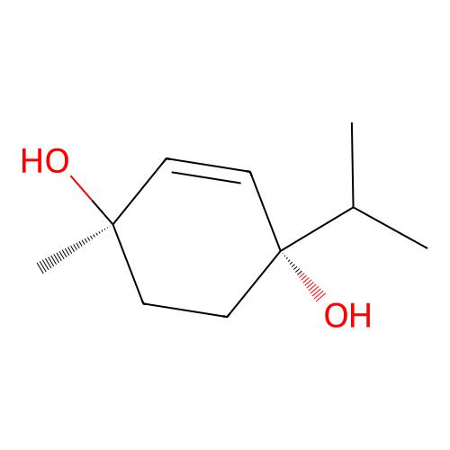 rel-(1R,4S)-1-Methyl-4-(1-methylethyl)-2-cyclohexene-1,4-diol structure