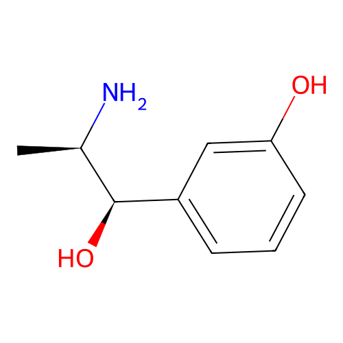 (-)-threo-Metaraminol structure