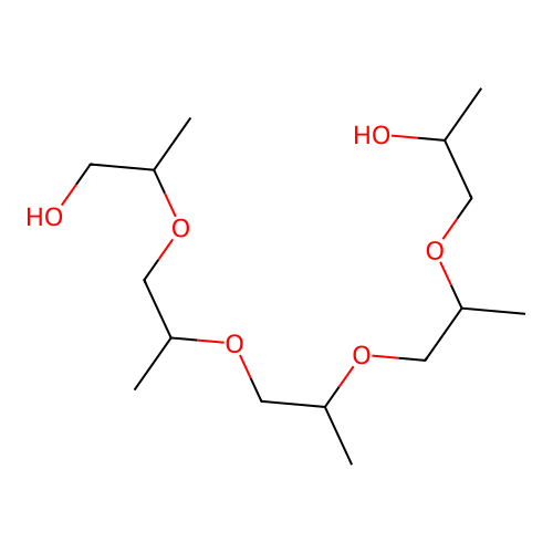 2,5,8,11-Tetramethyl-3,6,9,12-tetraoxapentadecane-1,14-diol structure