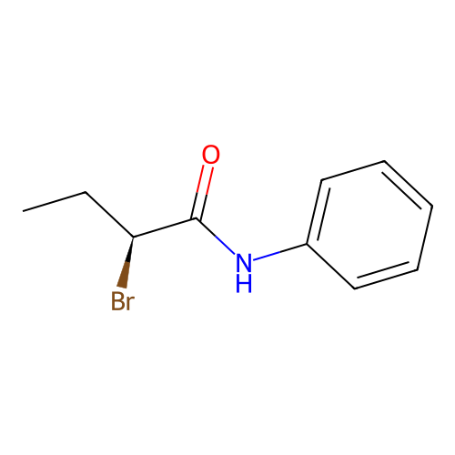 (2S)-2-bromo-N-phenylbutanamide structure