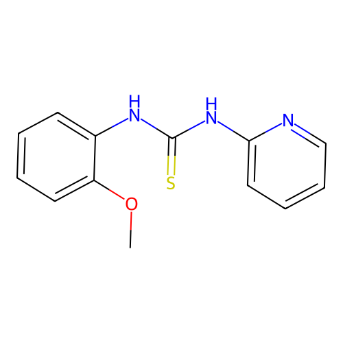1-(2-Methoxyphenyl)-3-pyridin-2-ylthiourea structure
