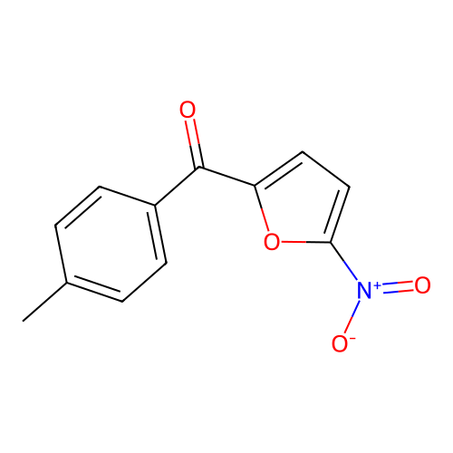 (5-Nitro-2-furyl)-(p-tolyl)methanone structure