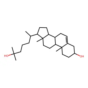 25-Hydroxycholesterol structure
