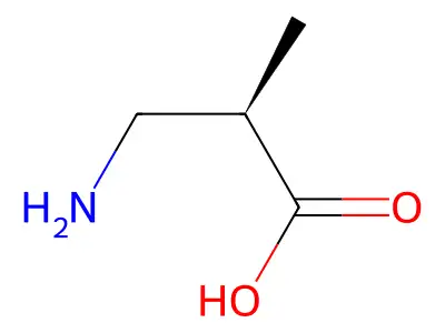 (R)-3-amino-2-methylpropanoate structure