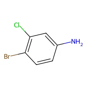 4-Bromo-3-chloroaniline structure