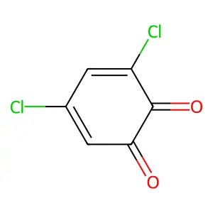 3,5-Cyclohexadiene-1,2-dione, 3,5-dichloro- structure