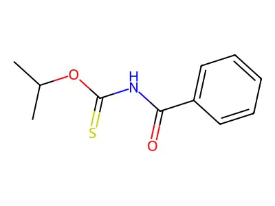 N-propan-2-yloxycarbothioylbenzamide structure