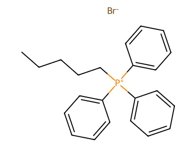 Pentyltriphenylphosphonium bromide structure