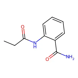 2-(Propanoylamino)benzamide structure