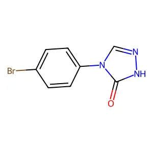 4-(4-Bromophenyl)-1H-1,2,4-triazol-5(4H)-one structure