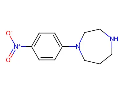 1-(4-Nitrophenyl)-1,4-diazepane structure