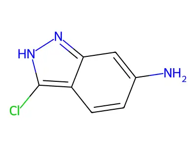 3-chloro-1H-pyrazolo(3,4-c)pyridine structure
