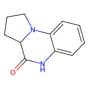 (3aR)-2,3,3a,5-tetrahydro-1H-pyrrolo[1,2-a]quinoxalin-4-one structure