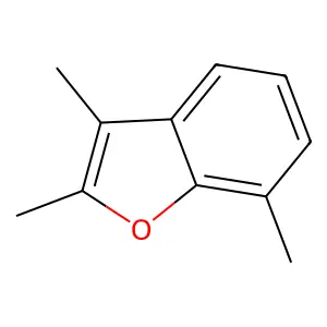 2,3,7-Trimethyl-1-benzofuran structure
