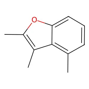 2,3,4-Trimethyl-1-benzofuran structure